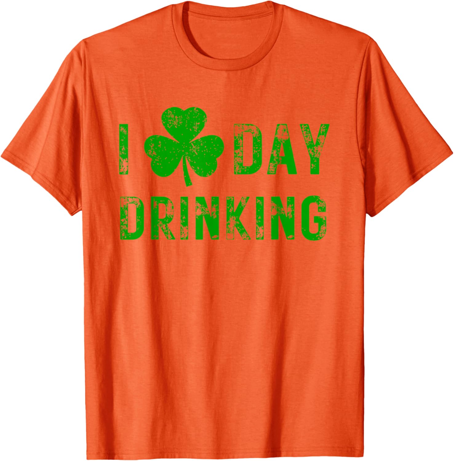 I Love Day Drinking Shamrock Heart St Paddy's Day T-Shirt for Fun Celebrations - 22
