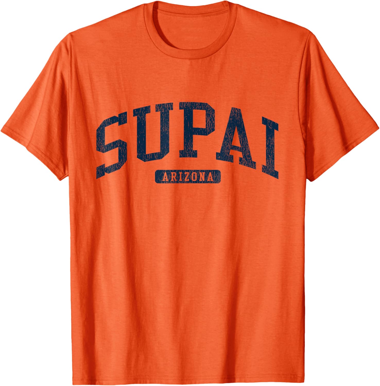 Supai Arizona College University Style Blue T-Shirt for a Casual Look - 1