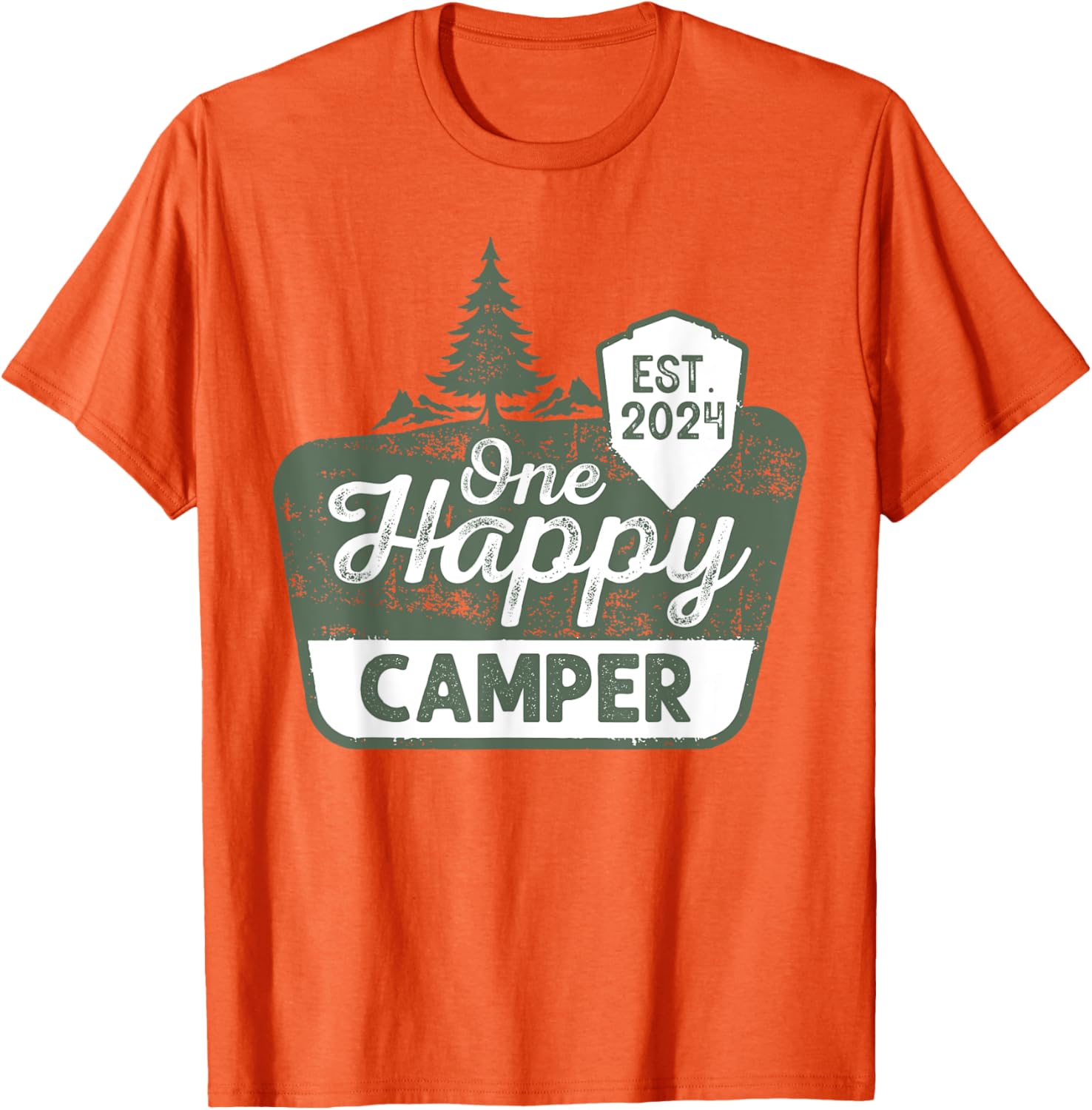 One Happy Camper Matching Family Birthday T-Shirt for Fun Celebrations - 7
