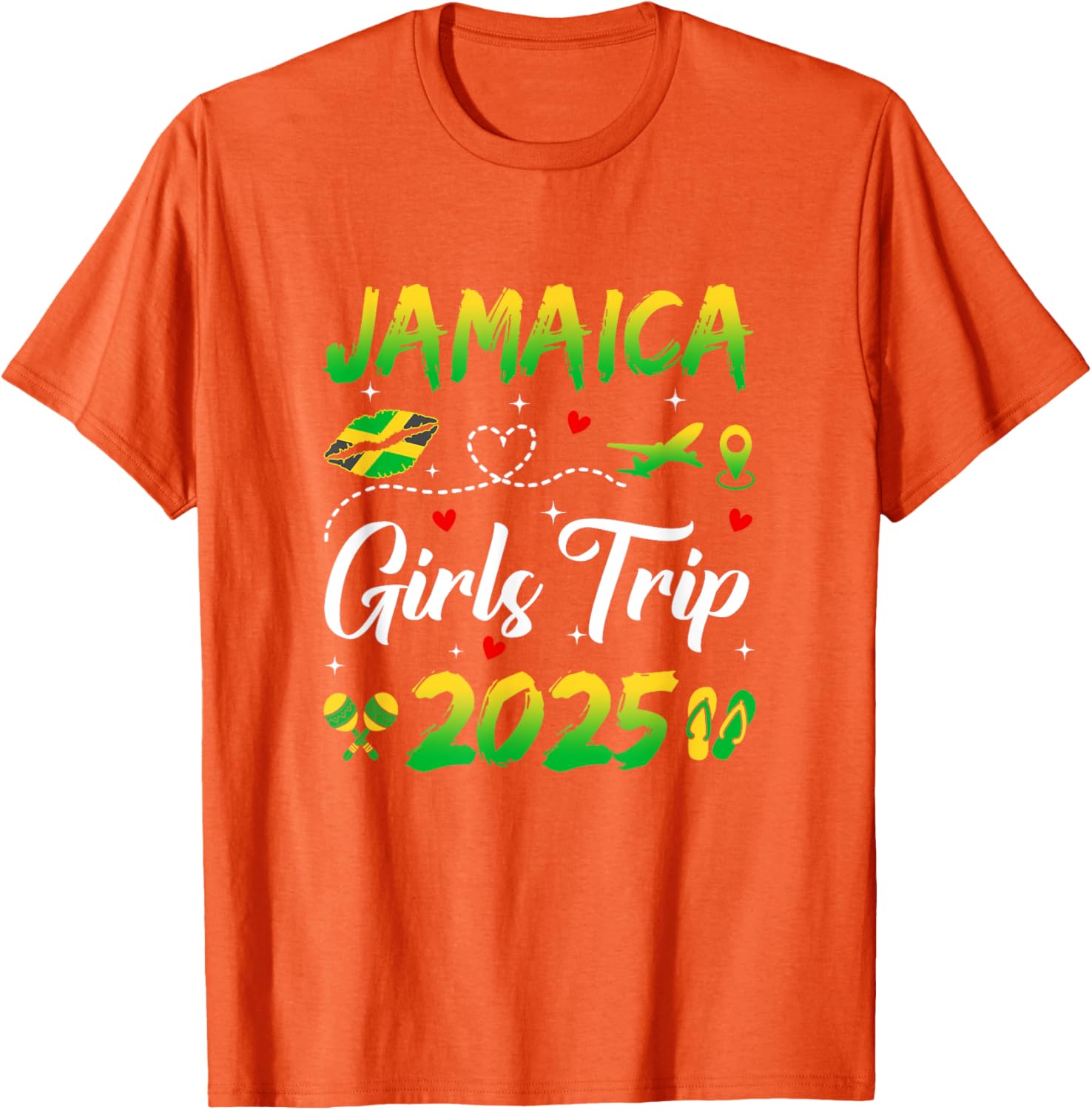 Jamaica Girls Trip 2025 Summer Matching T-Shirts for Fun Getaways - 6