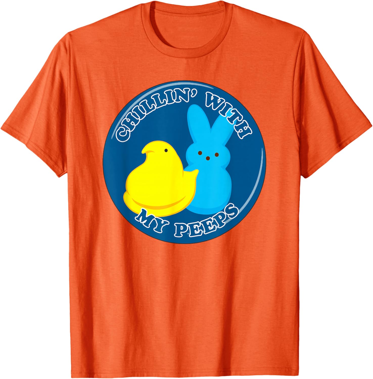 Peeps Easter Chillin' With My Peeps Classic Duo T-Shirt for Fun Celebrations - 7