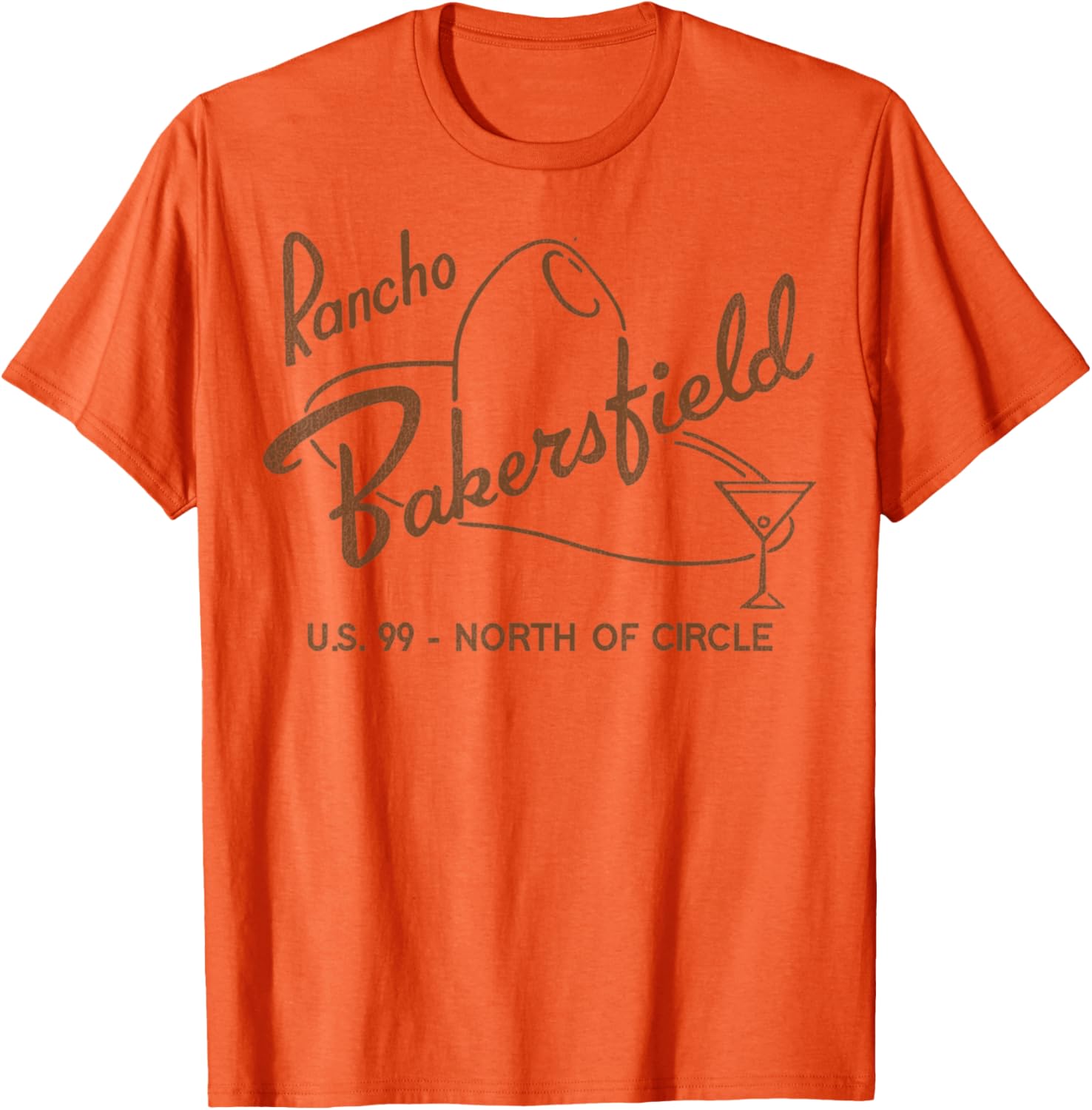 Vintage Rancho Bakersfield Retro Motel T-Shirt for California Lovers - 22
