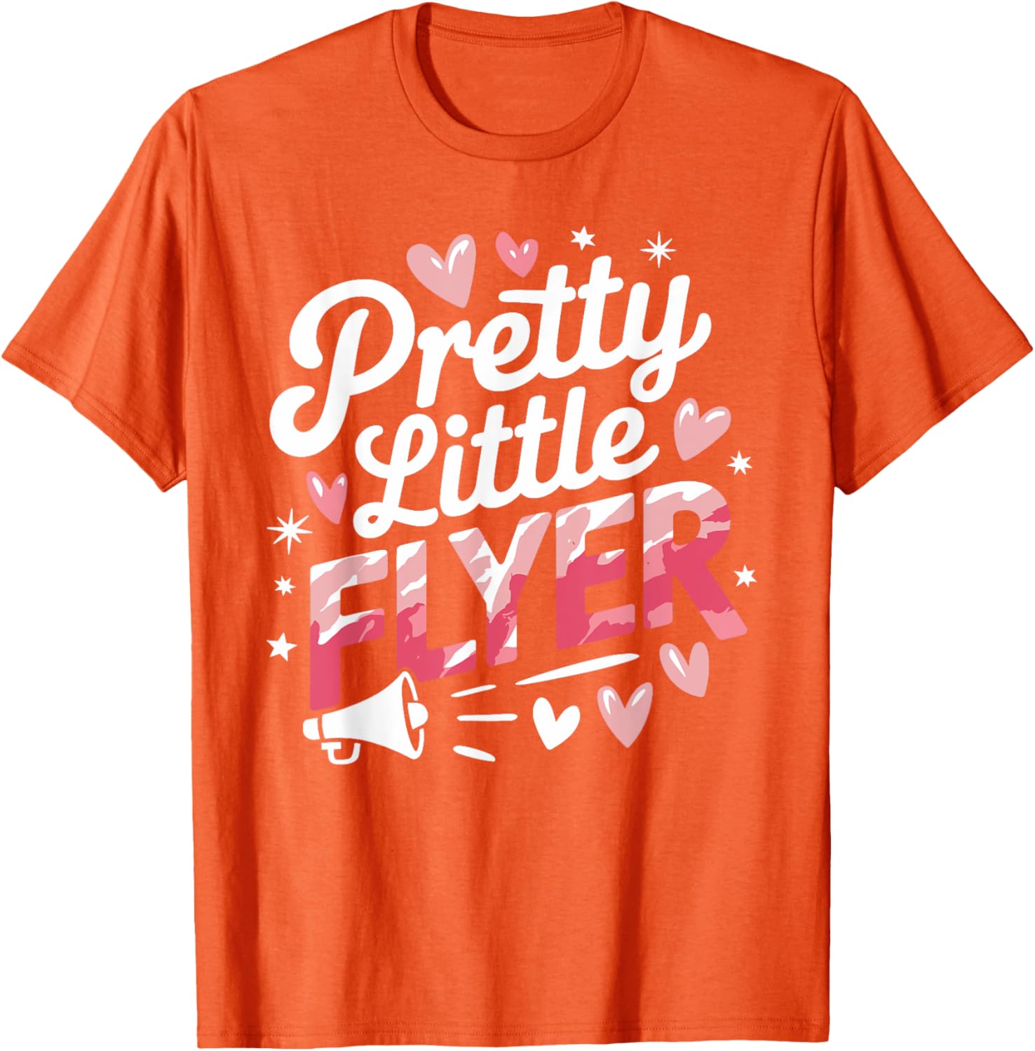 Pretty Little Flyer Cheerleader T-Shirt for Fans and Cheerleading Enthusiasts - 4