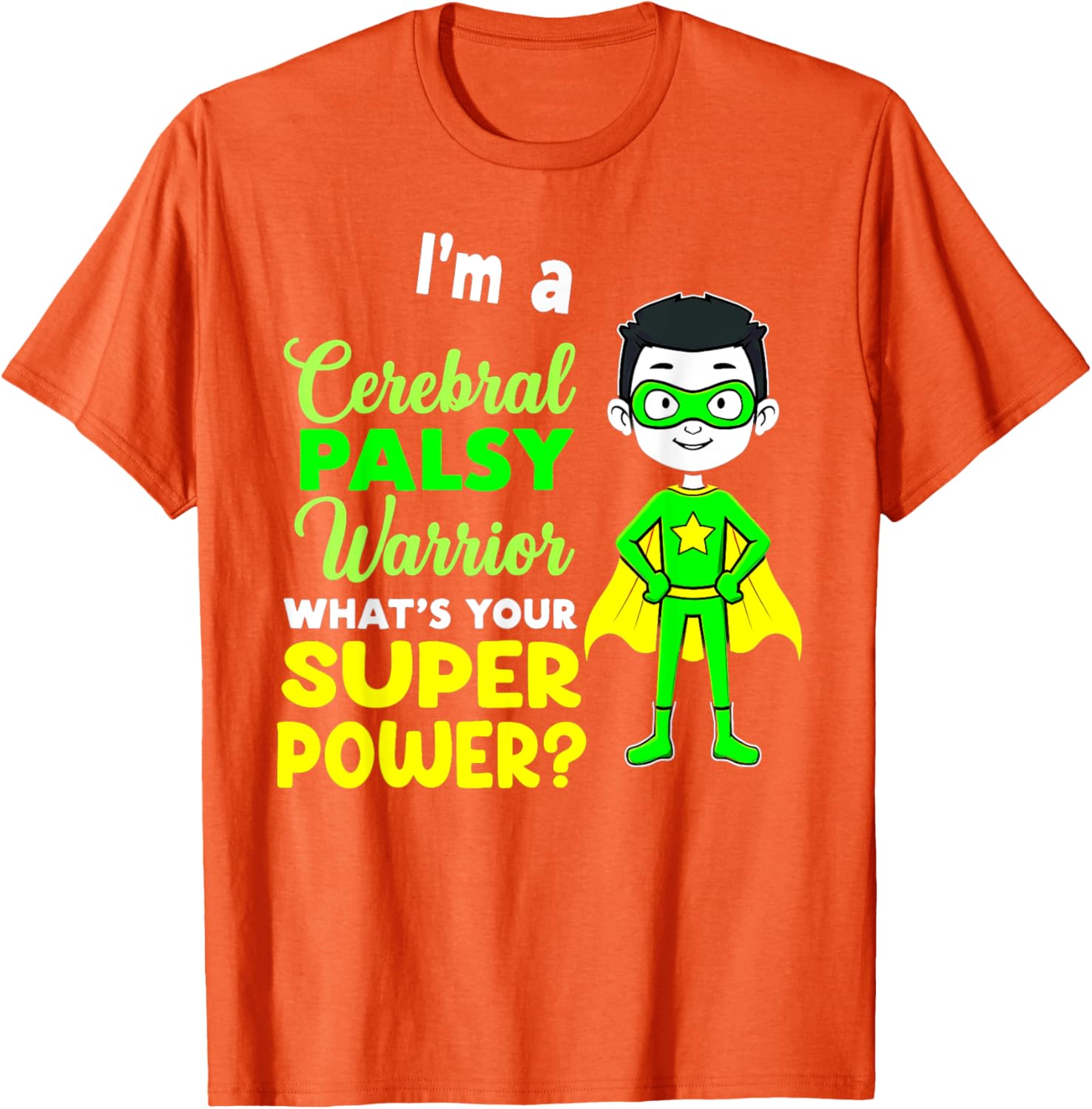 Kids Cerebral Palsy Warrior T-Shirt for Awareness and Support - 8