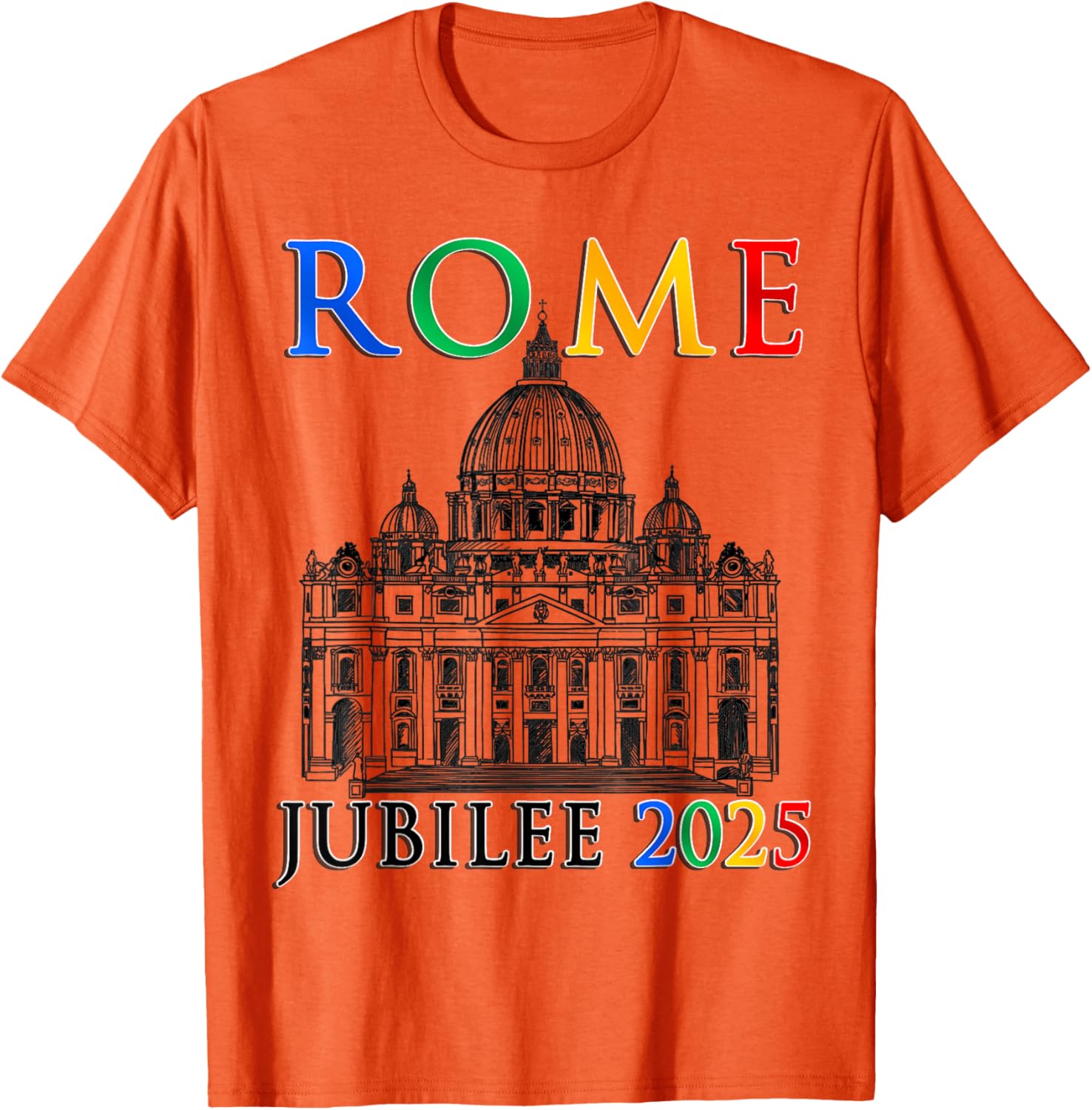 Rome Jubilee Pilgrims of Hope 2025 Vatican T-Shirt for Faithful Travelers - 10