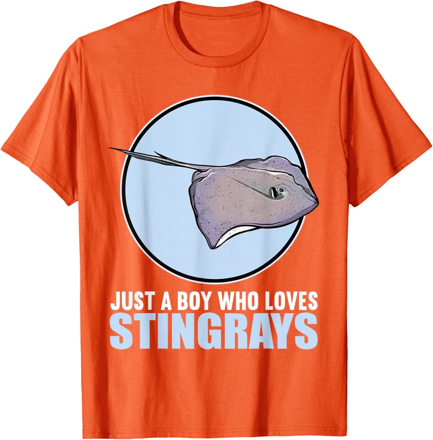 Just a Boy Who Loves Stingrays Cute Stingray T-Shirt for Kids - 23