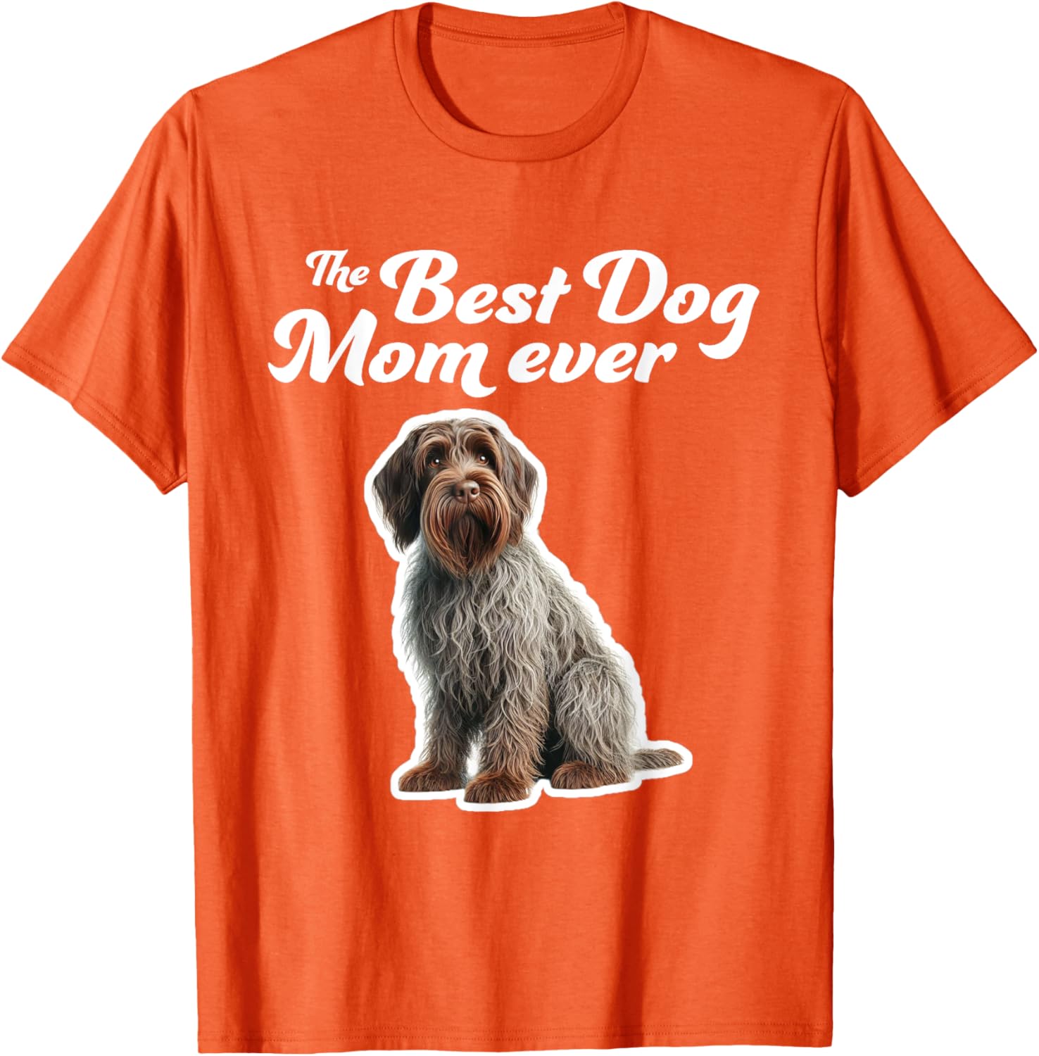 Best Dog Mom Ever T-Shirt for Wirehaired Pointing Griffon Lovers - 1