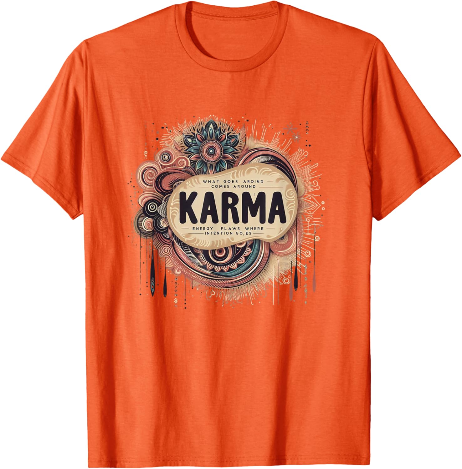 Inspirational Karma Quote Tee - Spread Positive Energy with Style - 9