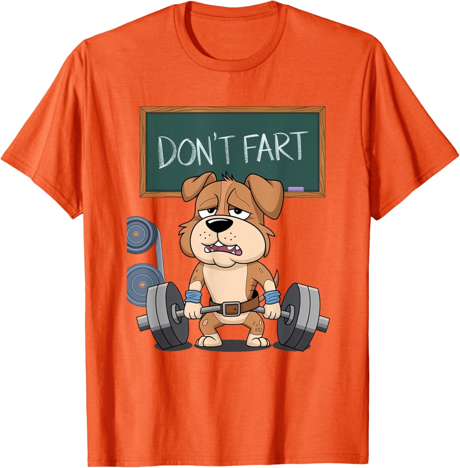 Funny Dog Don't Fart Gym Workout Tee for Men and Women Fitness Lovers - 10