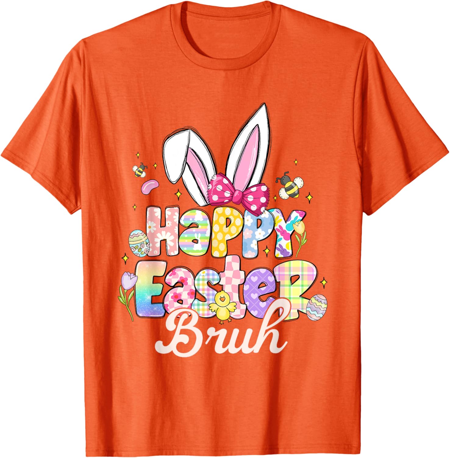 Funny Easter Bruh Meme T-Shirt for Bro Happy Spring Celebrations - 16