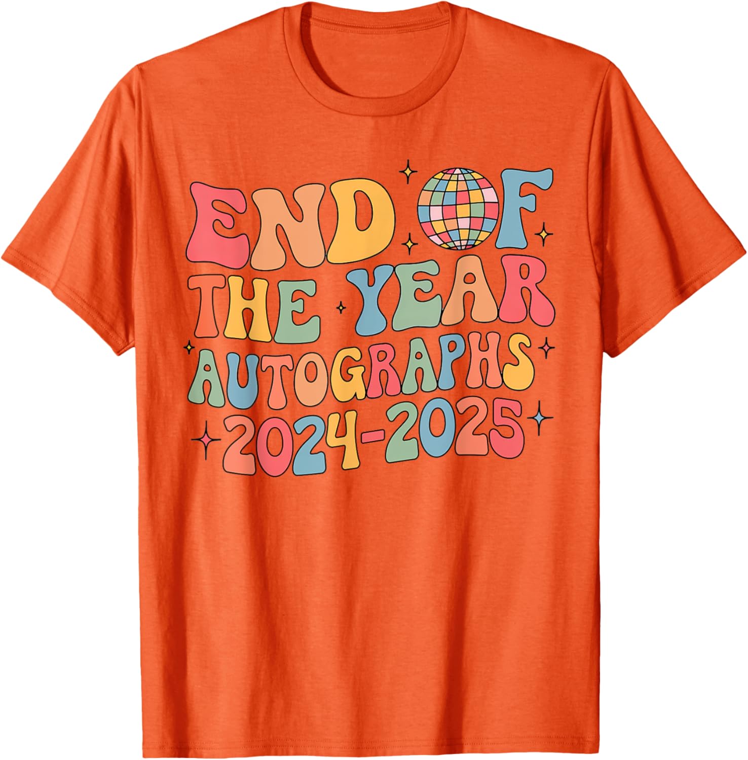 End of Year Autographs T-Shirt for Last Day of School 2024/2025 - 20