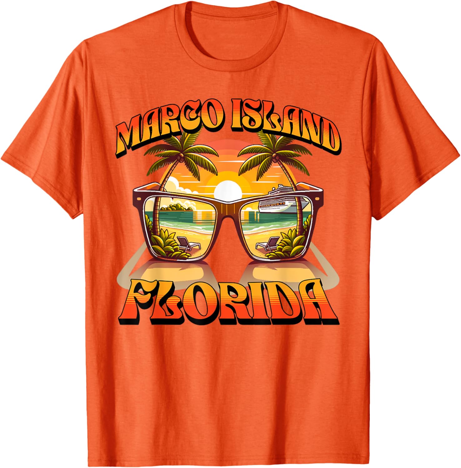 Marco Island T-Shirt for Casual Wear - Unique Island Style Apparel - 12