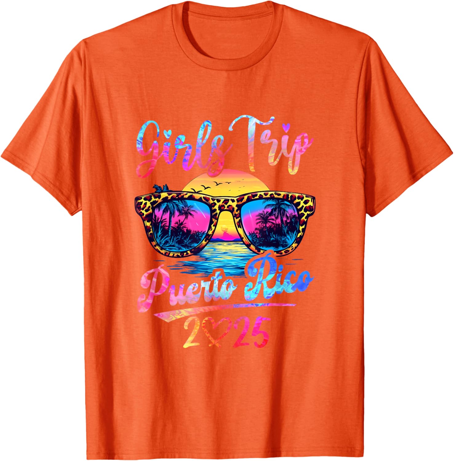 Girls Trip Puerto Rico 2025 Matching T-Shirt for Summer Vacation Fun - 22