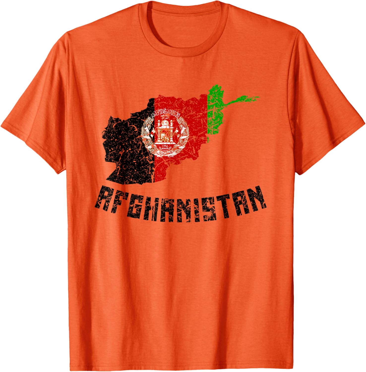 Distressed Afghan Flag T-Shirt for Men, Women, and Kids – Stylish Apparel - 8