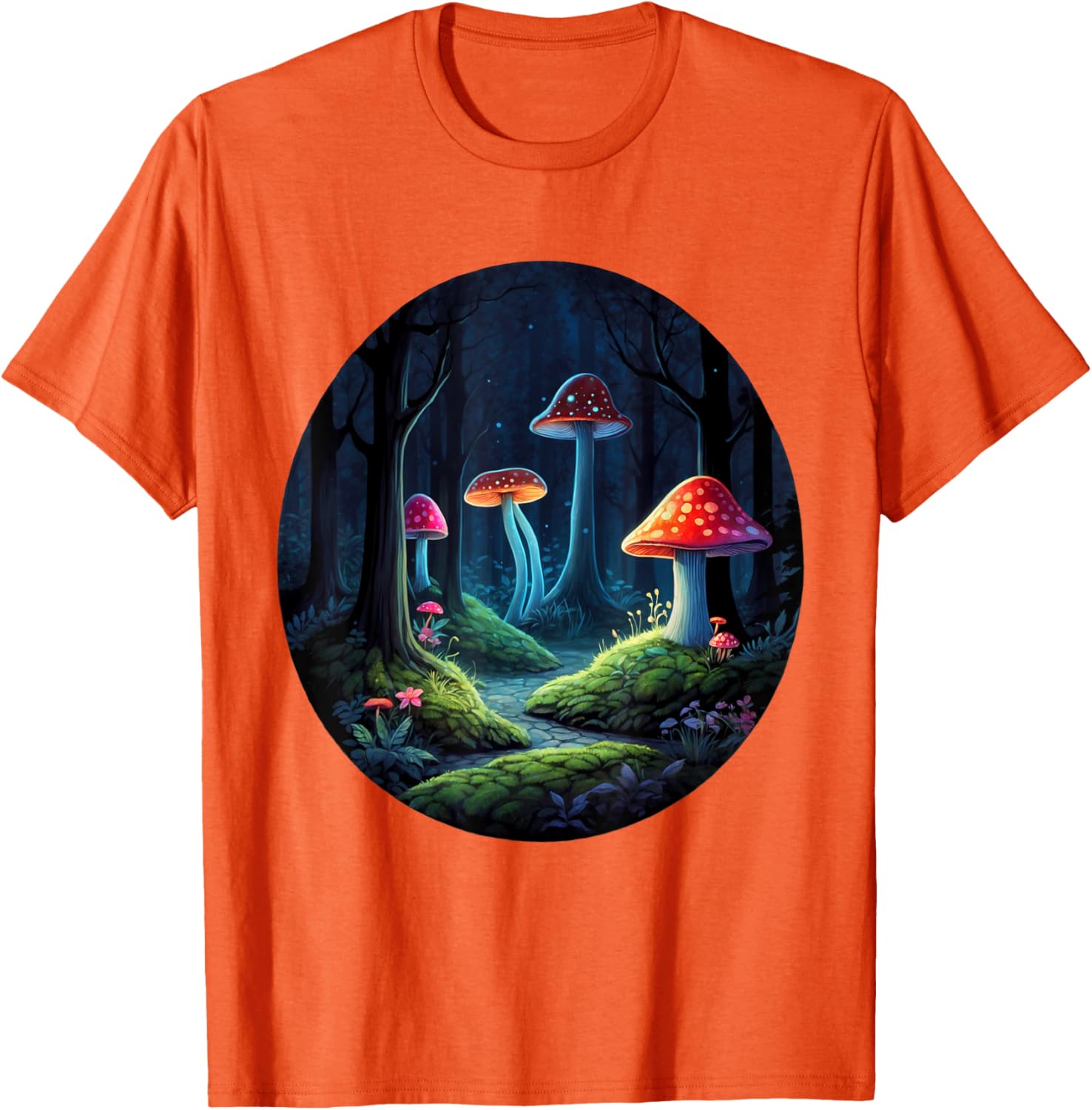Magical Forest Mushrooms Kids T-Shirt | Whimsical Enchanting Design - 19