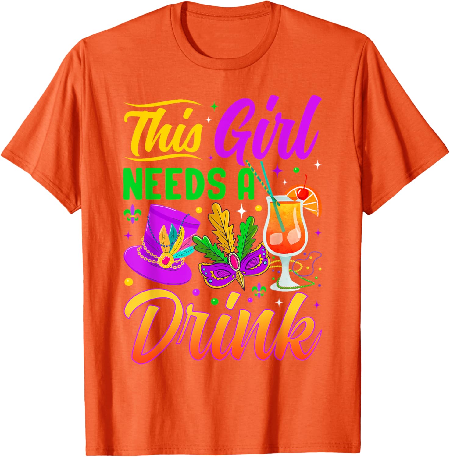 This Girl Needs A Drink Funny T-Shirt for Women - Casual Wear - 20