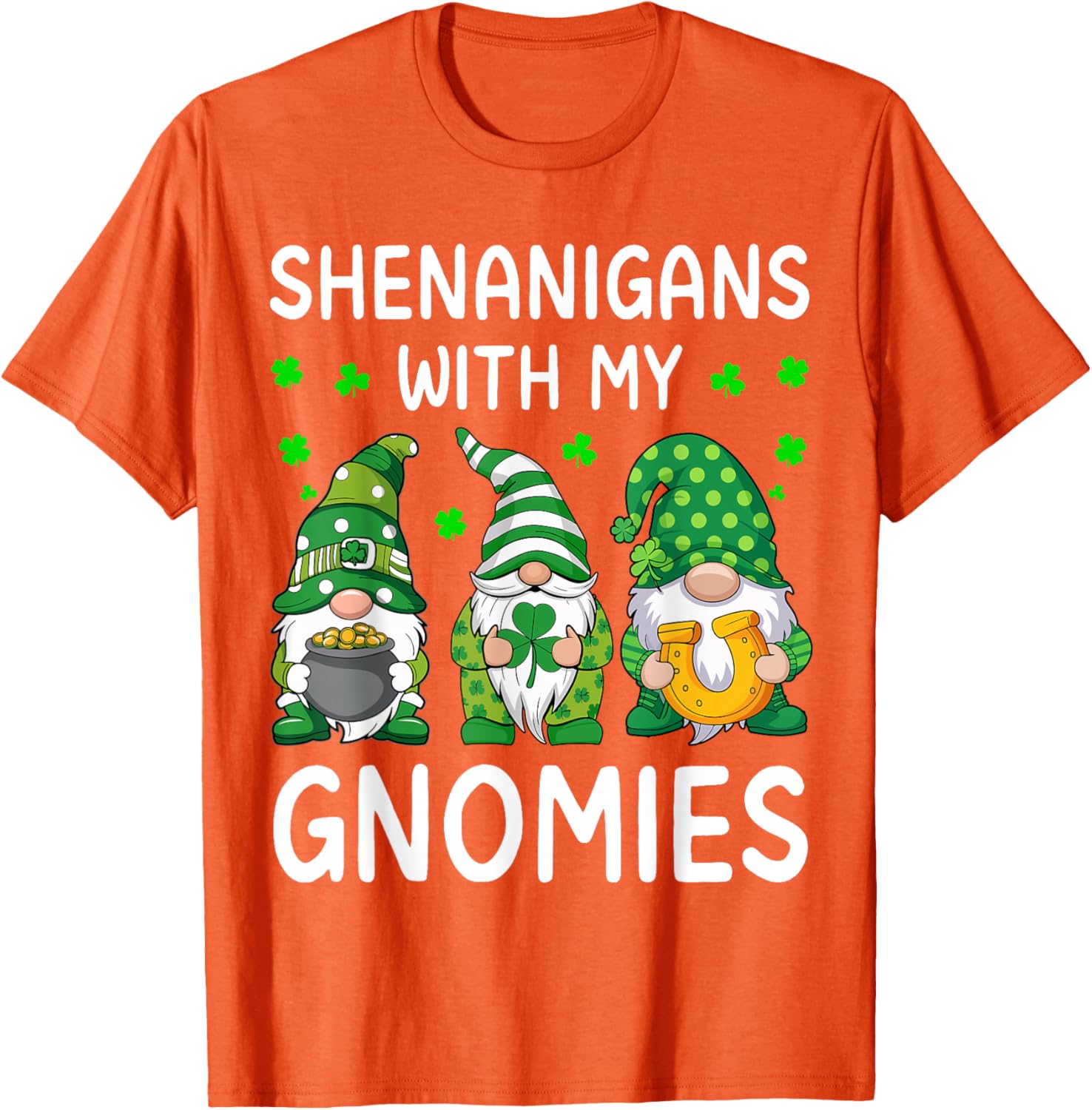 Shenanigans With My Gnomies St Patricks Day Gnome T-Shirt for Fun Celebrations - 12