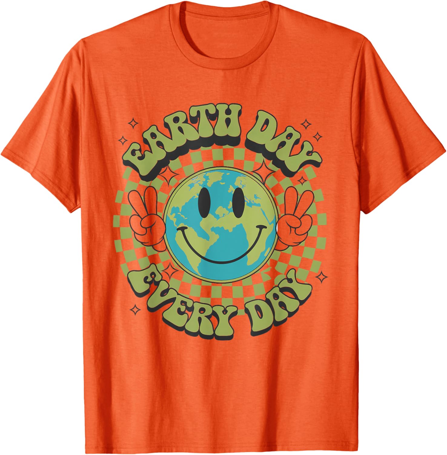 Funny Earth Day Everyday Hippie Planet T-Shirt for Men and Women - 11