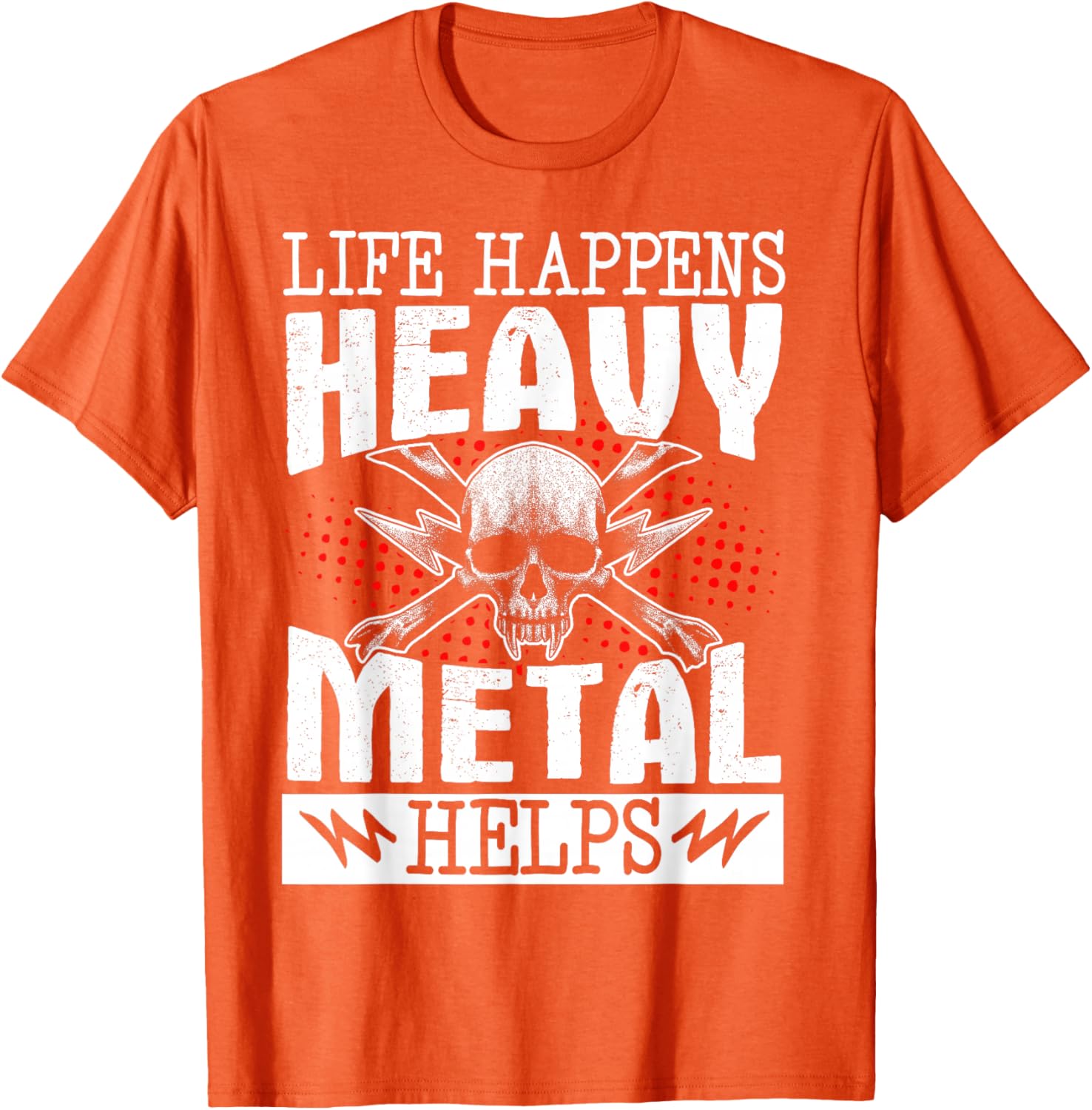 Heavy Metal Helps T-Shirt for Music Lovers - Fun Casual Wear - 2