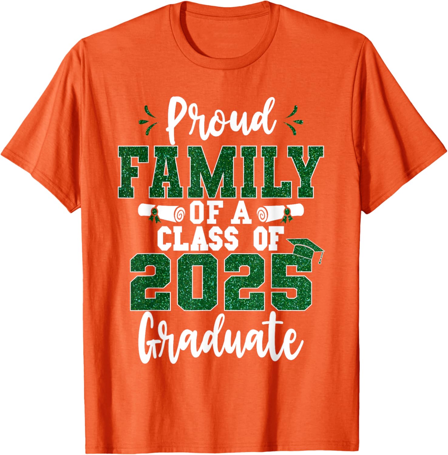 Proud Family Class of 2025 Graduate T-Shirt for Seniors and Families - 13