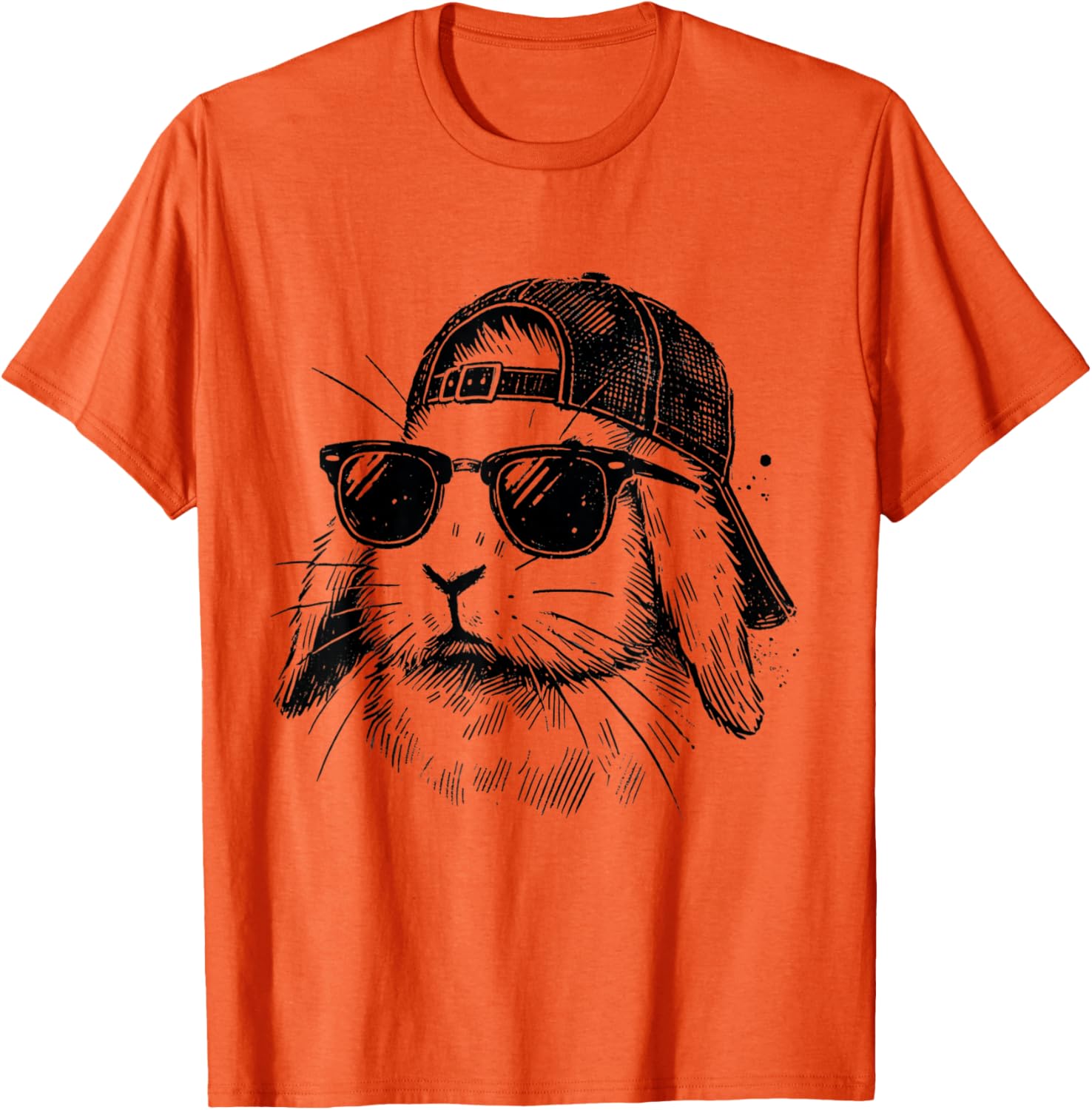 Bunny Face Sunglasses Easter T-Shirt for Boys Men and Kids - 9