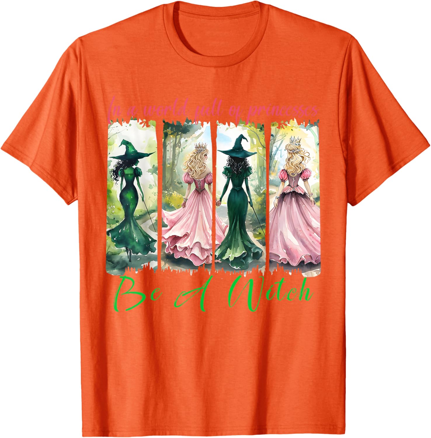 Be a Witch Not a Princess Halloween T-Shirt for Women Stylish Outfit - 12