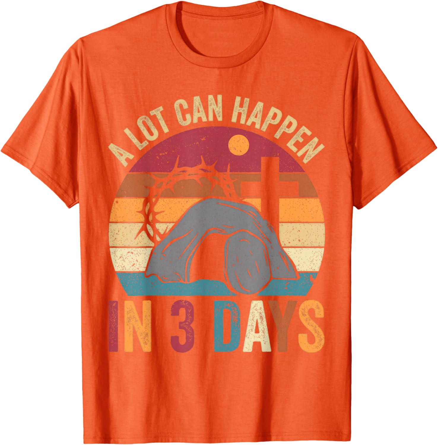 Retro Easter Christian T-Shirt Perfect for Celebrating Faith in Style - 21