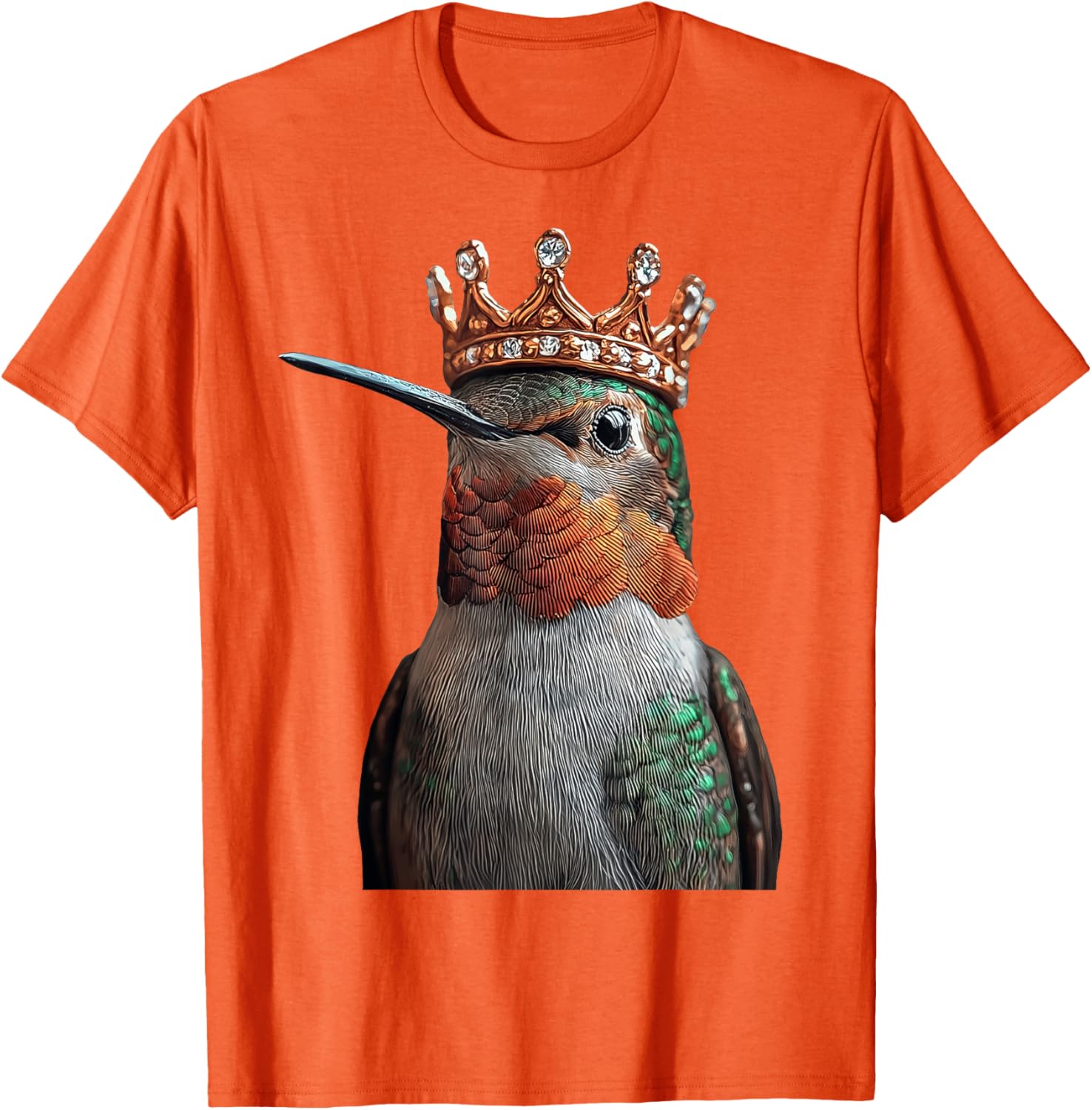 Hummingbird Crown T-Shirt for Nature Lovers - Stylish and Comfortable Design - 11