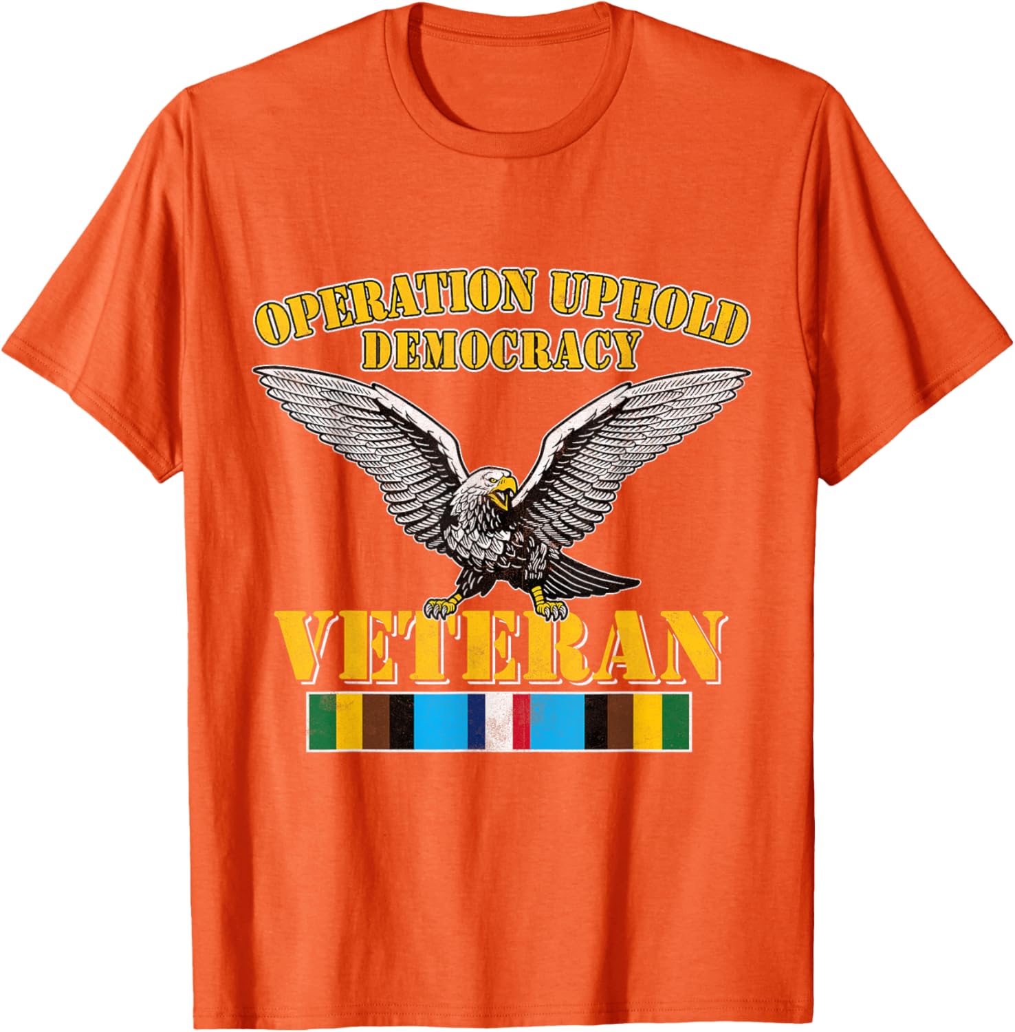 Veteran Operation Uphold Democracy Ribbon Haiti Vintage T-Shirt - 22