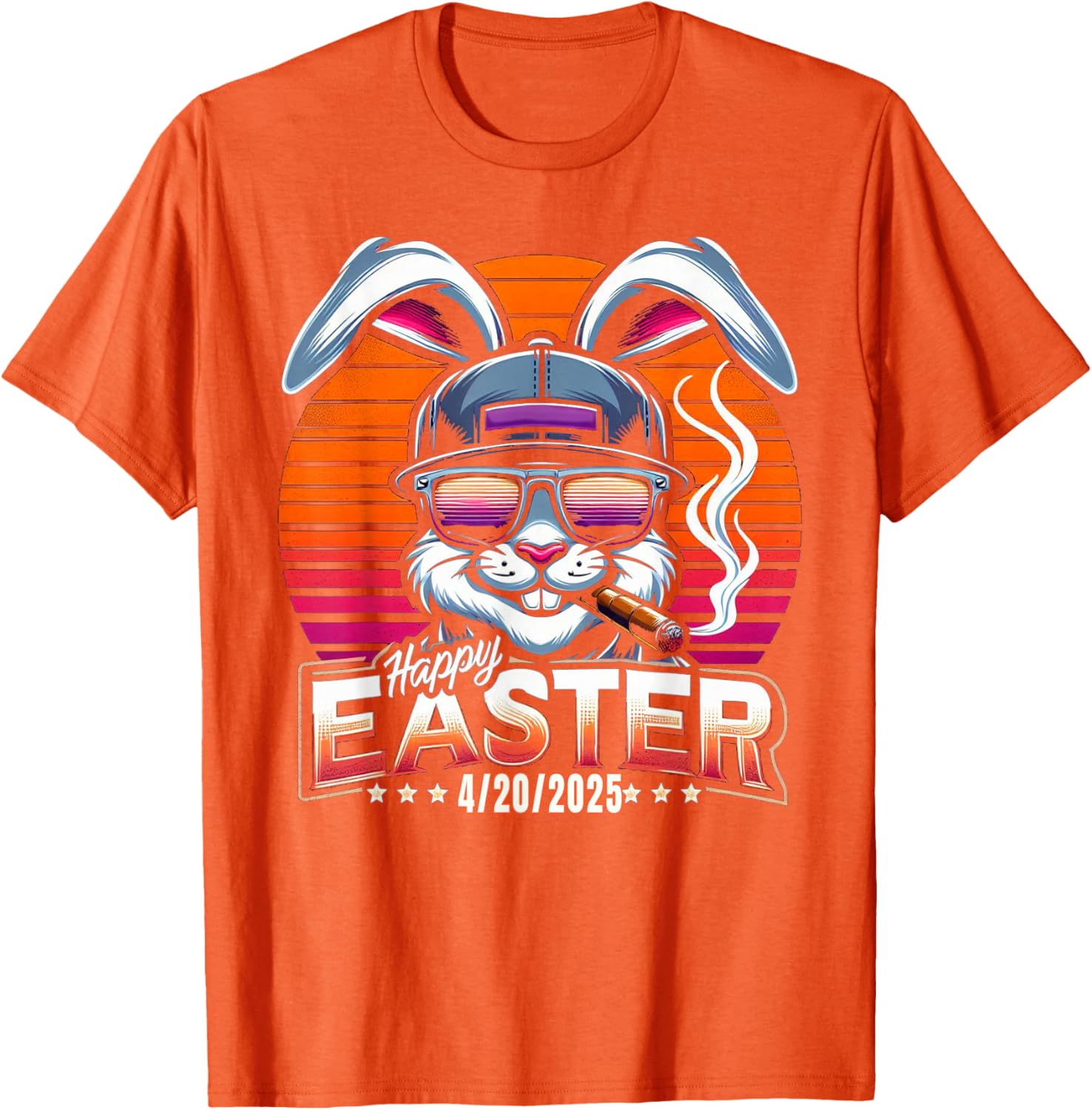 Funny Easter Bunny Marijuana T-Shirt for 420 Humor Lovers - 21