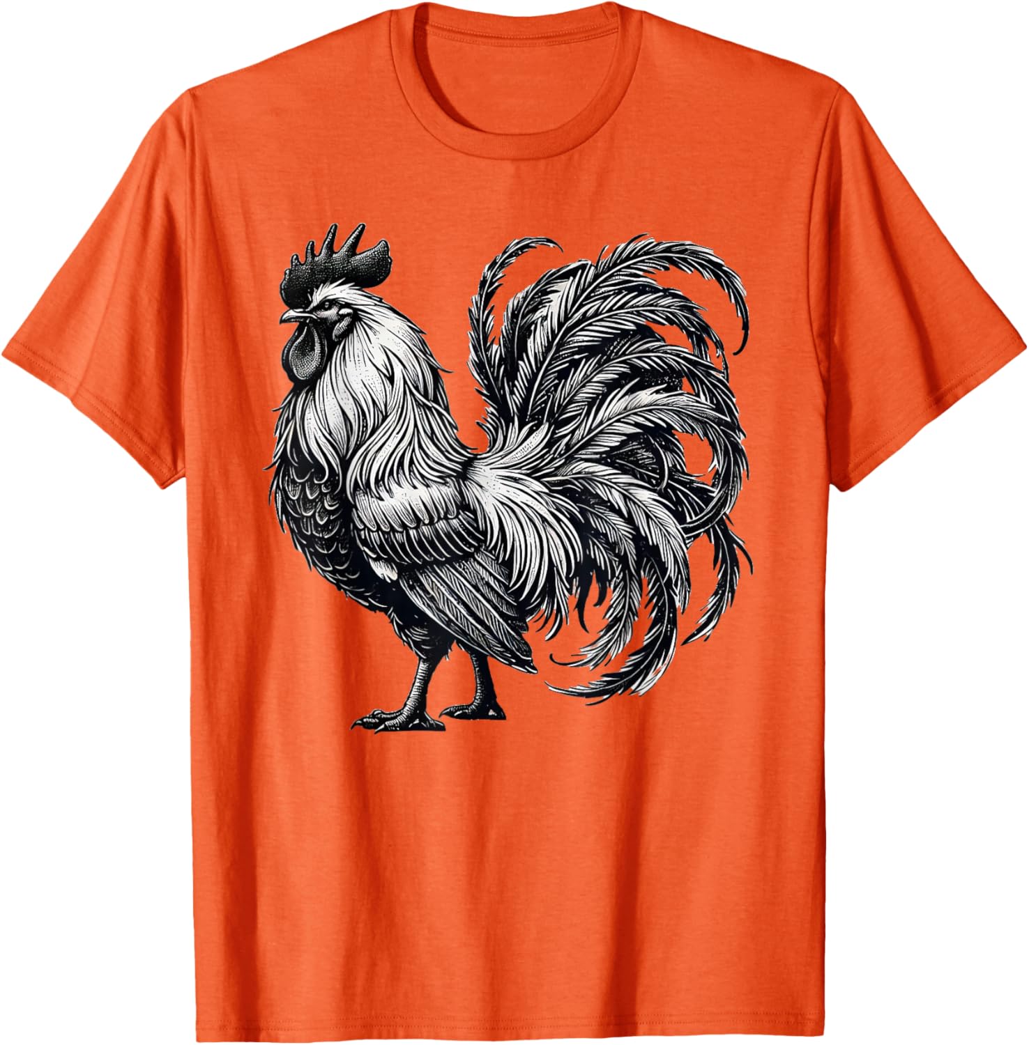 Rooster Chicken Art T-Shirt for Unique Style Lovers - 5