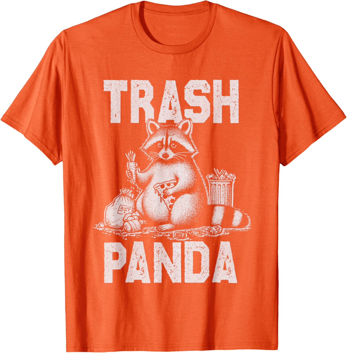 Funny Trash Panda Raccoon Eating Garbage T-Shirt for Animal Lovers - 12
