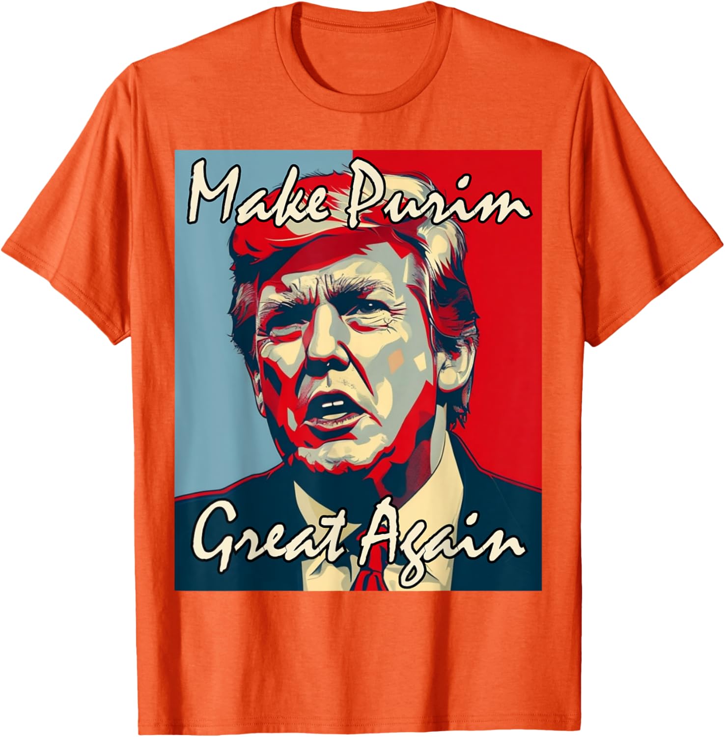 Make Purim Great Again Trump Costume T-Shirt for Festive Celebrations - 3