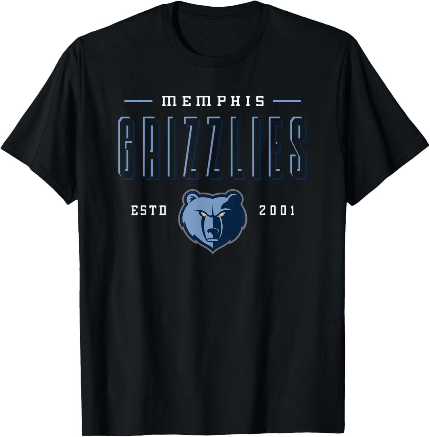 NBA Memphis Grizzlies Negative Space T-Shirt for Stylish Fans - 1