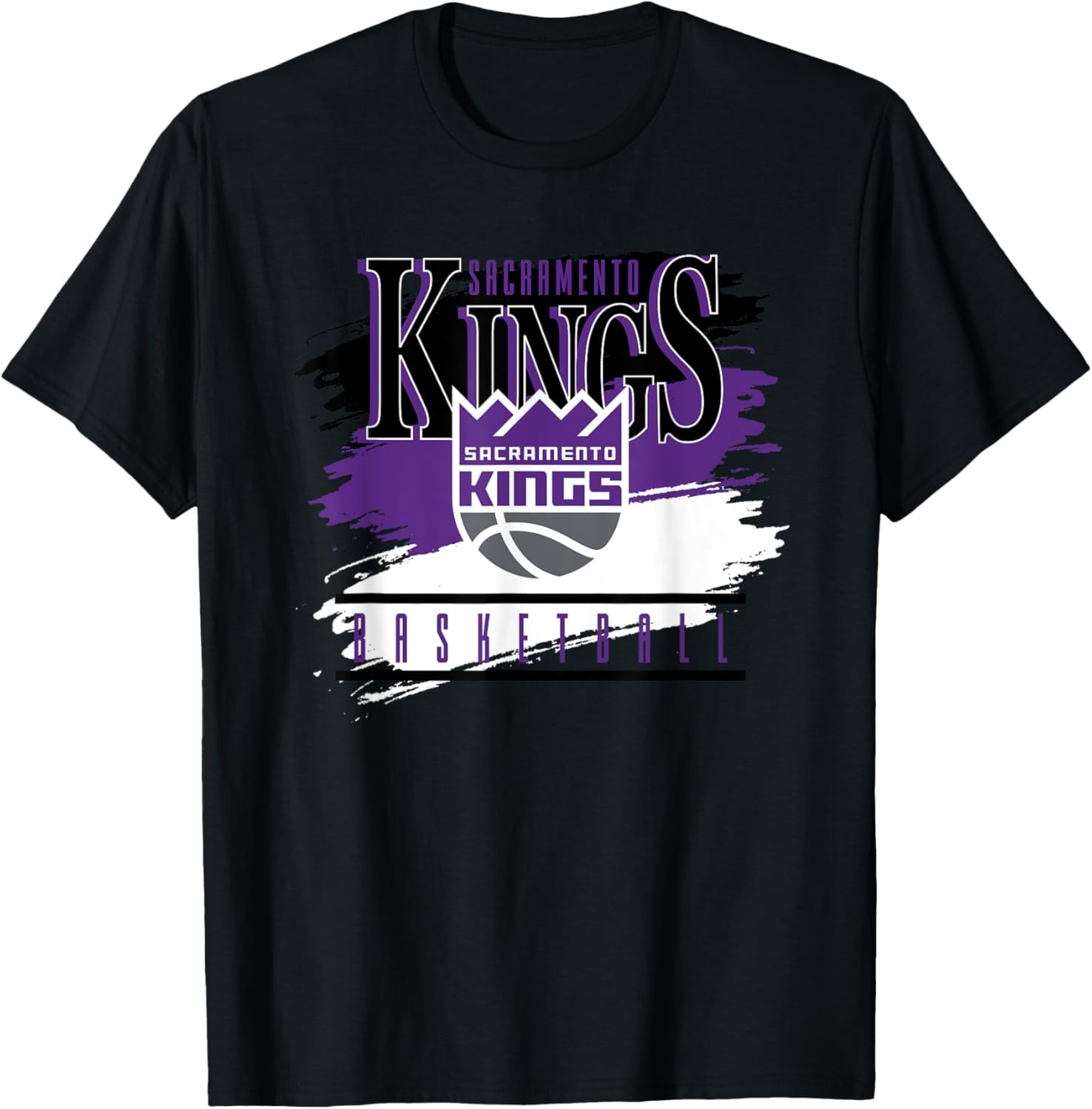 NBA Sacramento Kings Spilled Paint T-Shirt for True Fans and Fashionistas - 2