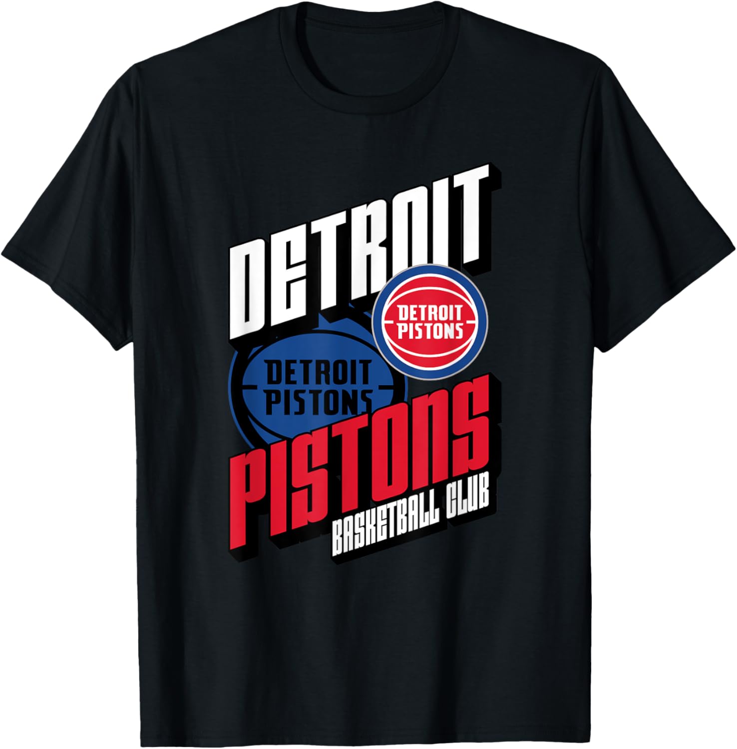 NBA Detroit Pistons Skybox T-Shirt for Fans - Stylish Sports Apparel - 3
