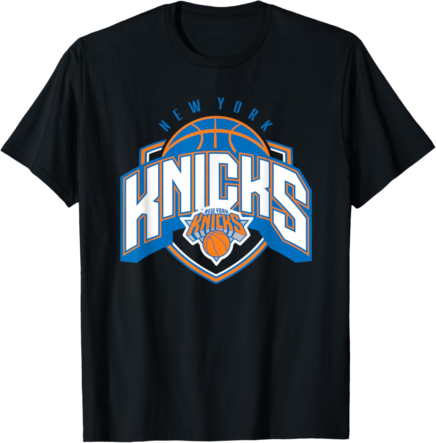 Official NBA New York Knicks Hang Time T-Shirt for Fans and Players - 1