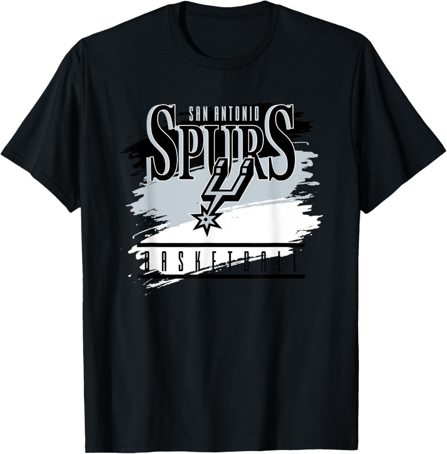 NBA San Antonio Spurs Spilled Paint T-Shirt for Fans and Players - 3