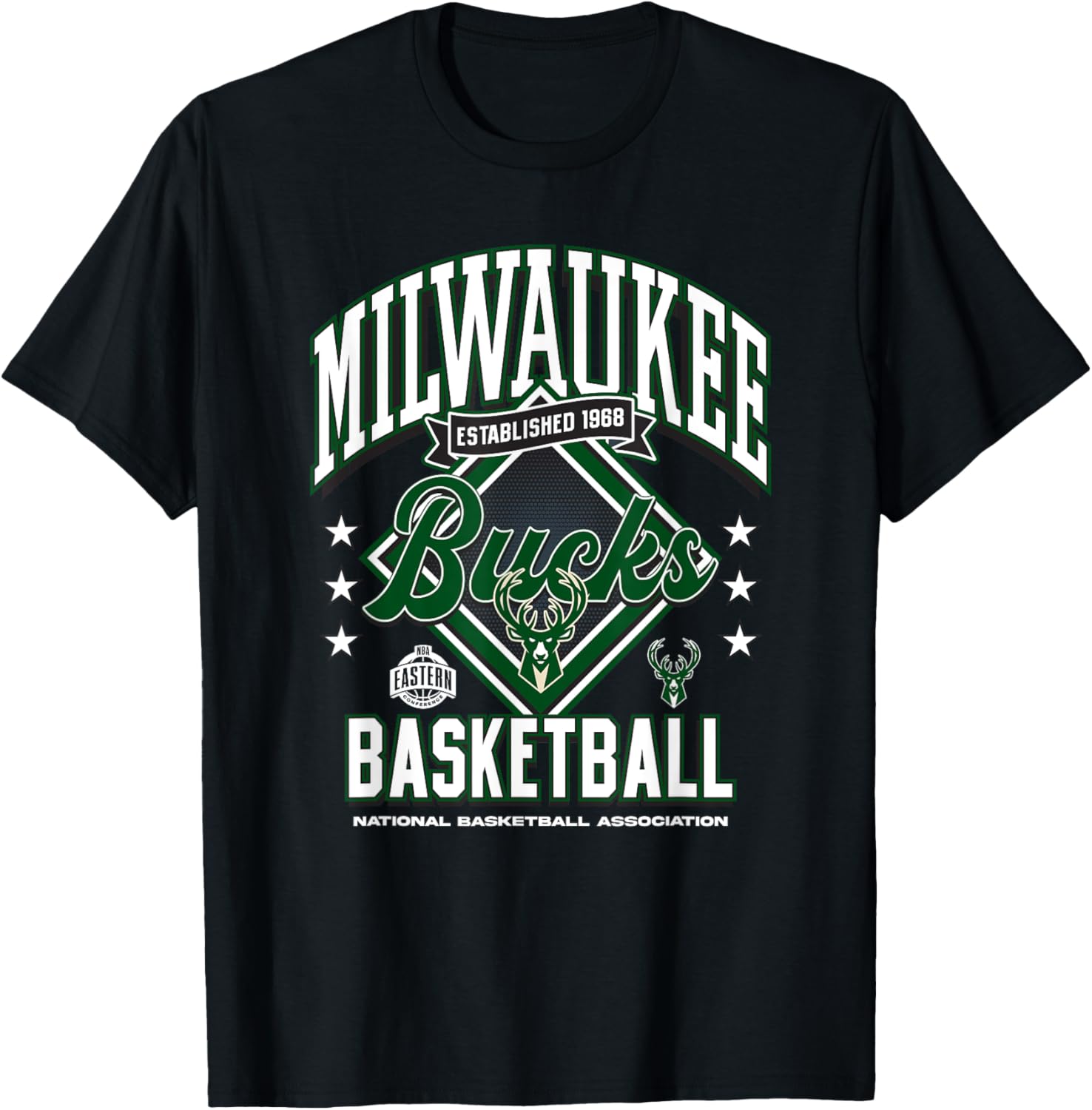 NBA Official Milwaukee Bucks Tip Off T-Shirt for Fans and Supporters - 1