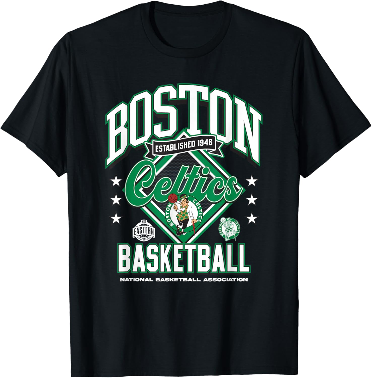 Official NBA Boston Celtics Tip Off T-Shirt for Fans and Players - 3