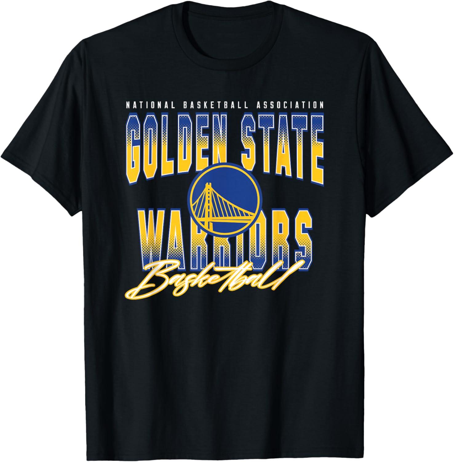 NBA Golden State Warriors Fade Out T-Shirt for Fans and Collectors - 3