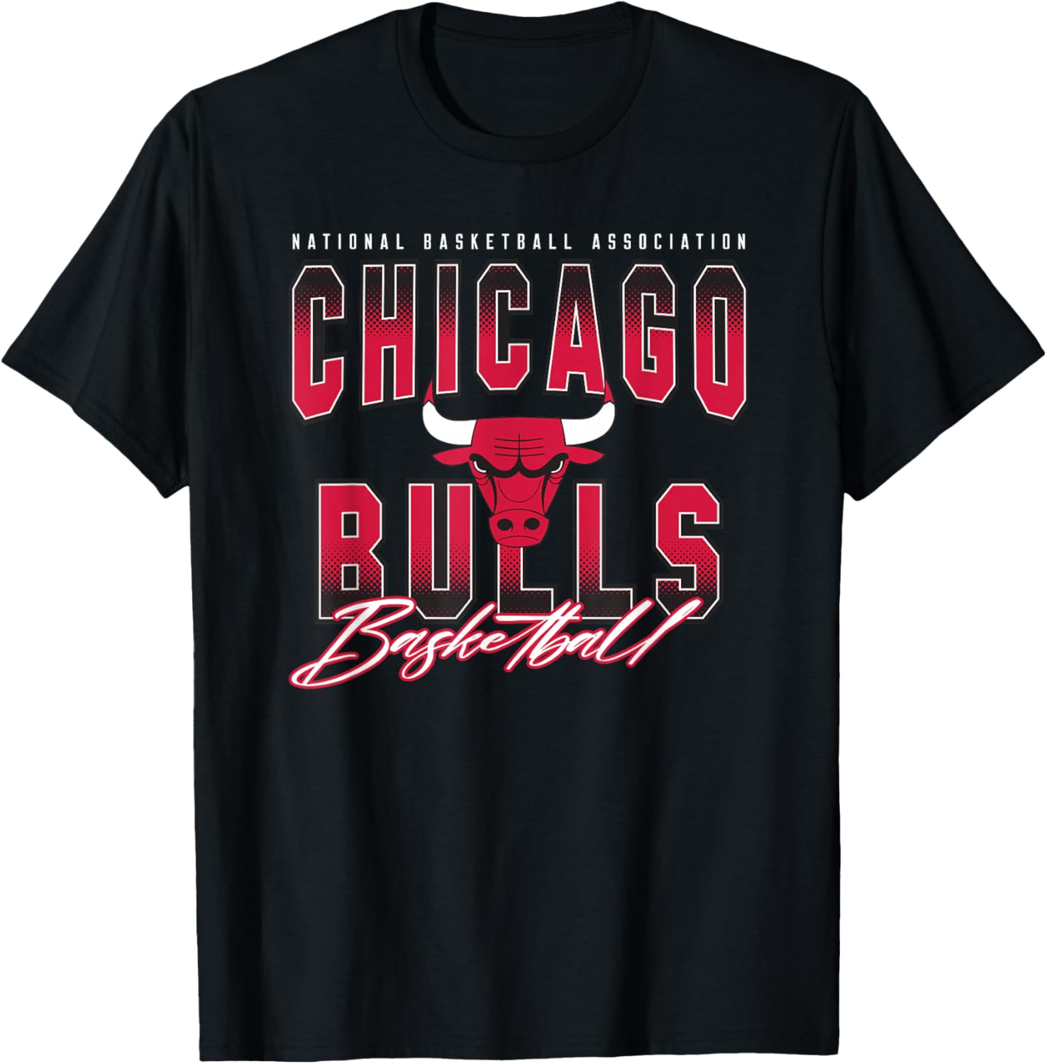 NBA Chicago Bulls Fade Out T-Shirt for Fans - Stylish Sports Apparel - 1