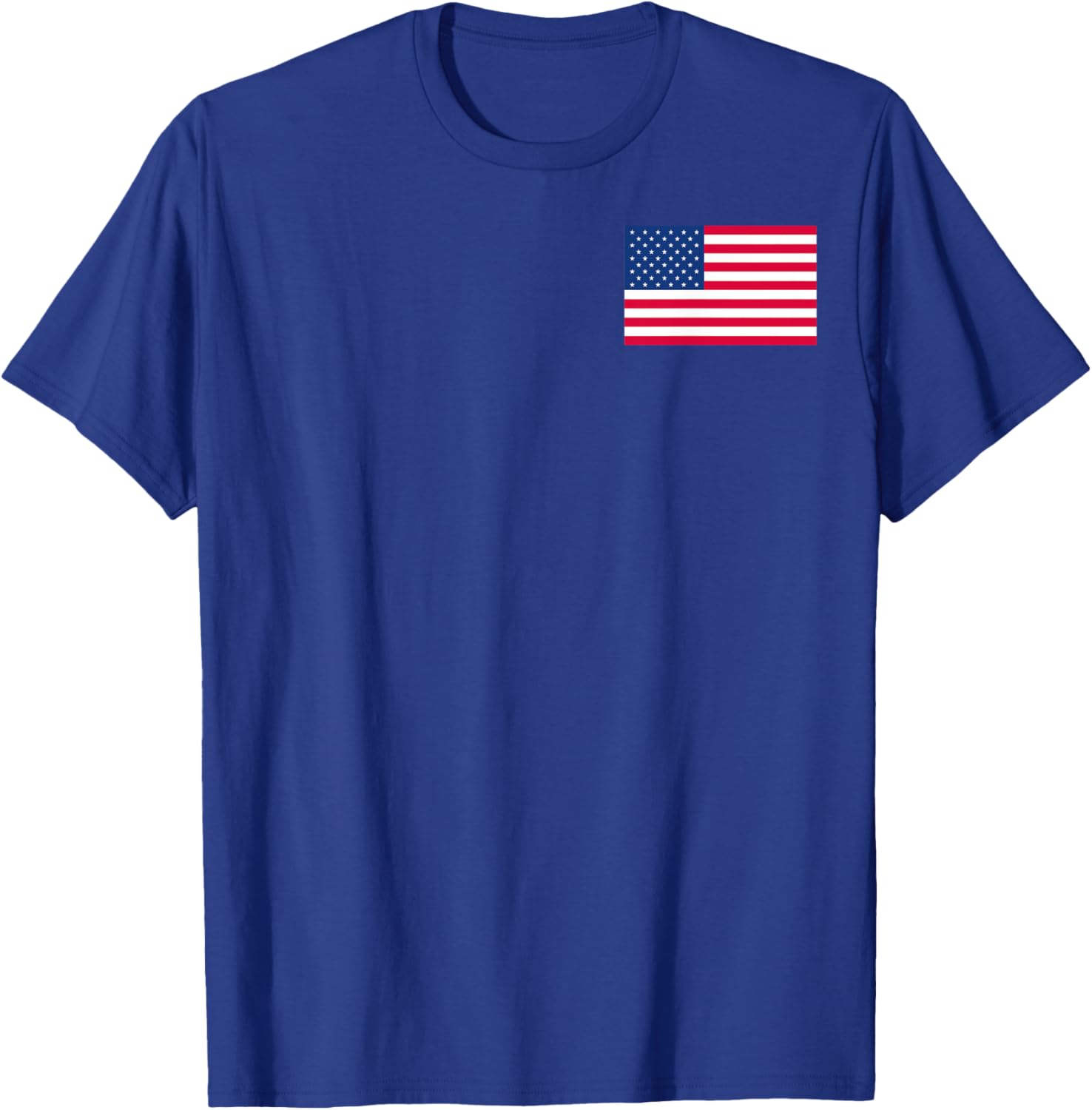 Patriotic American Flag Small Print T-Shirt for Casual Style Lovers - 1