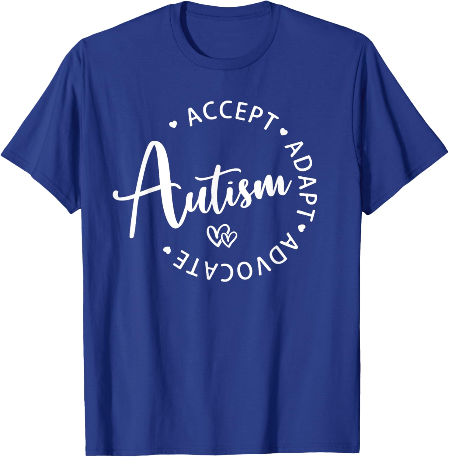 Autism Awareness T-Shirt for Kids - Accept Adapt Advocate Design - 22