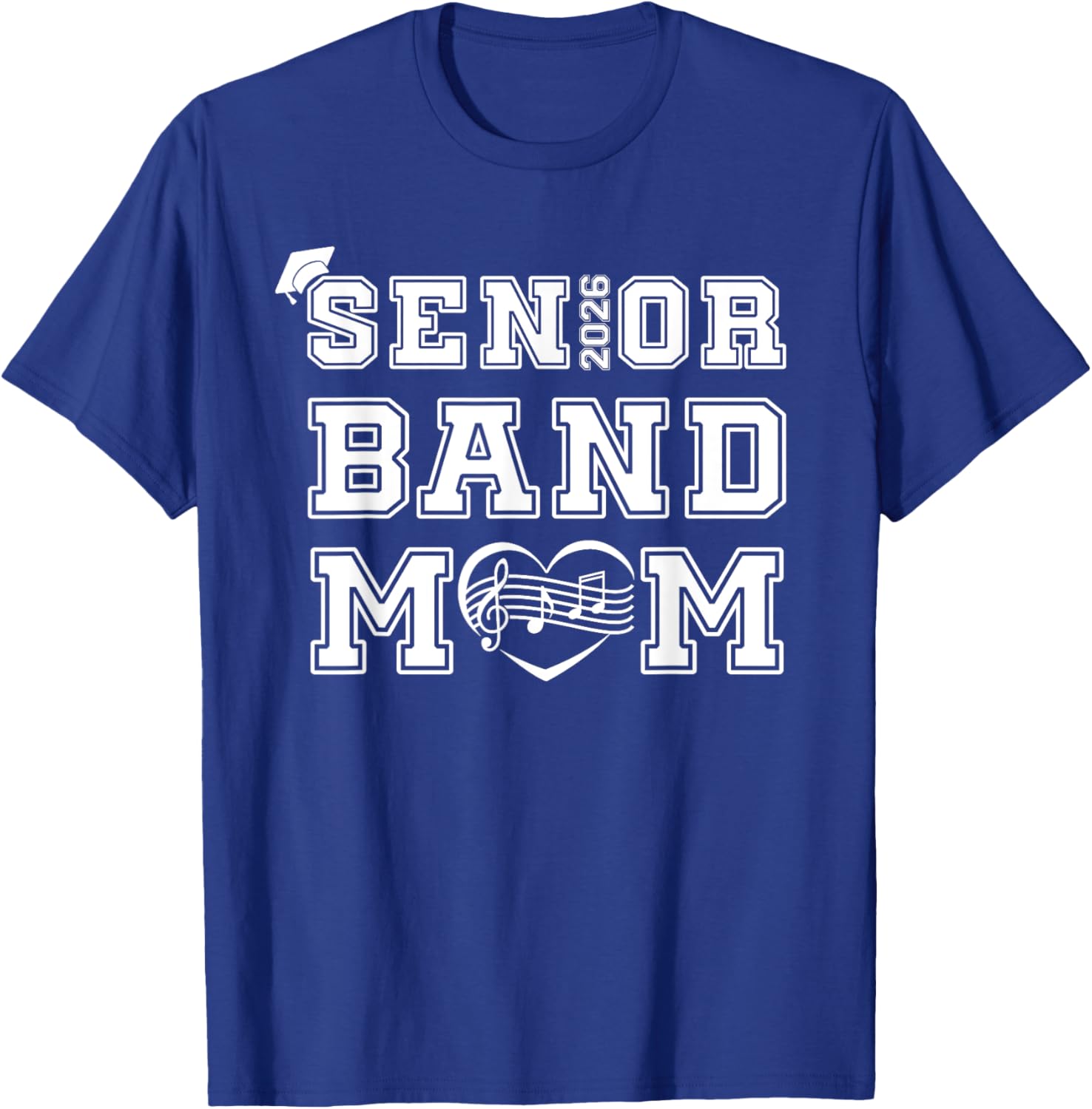 Senior Marching Band Mom Class Of 2026 T-Shirt for Women - Perfect Gift! - 8