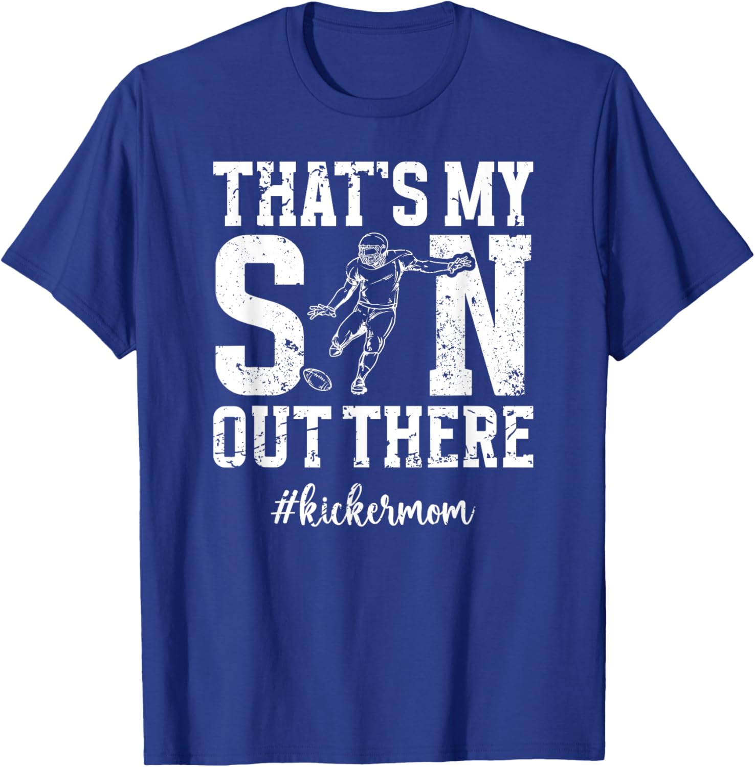 That's My Son Football Kicker Mom T-Shirt for Proud Football Moms - 4