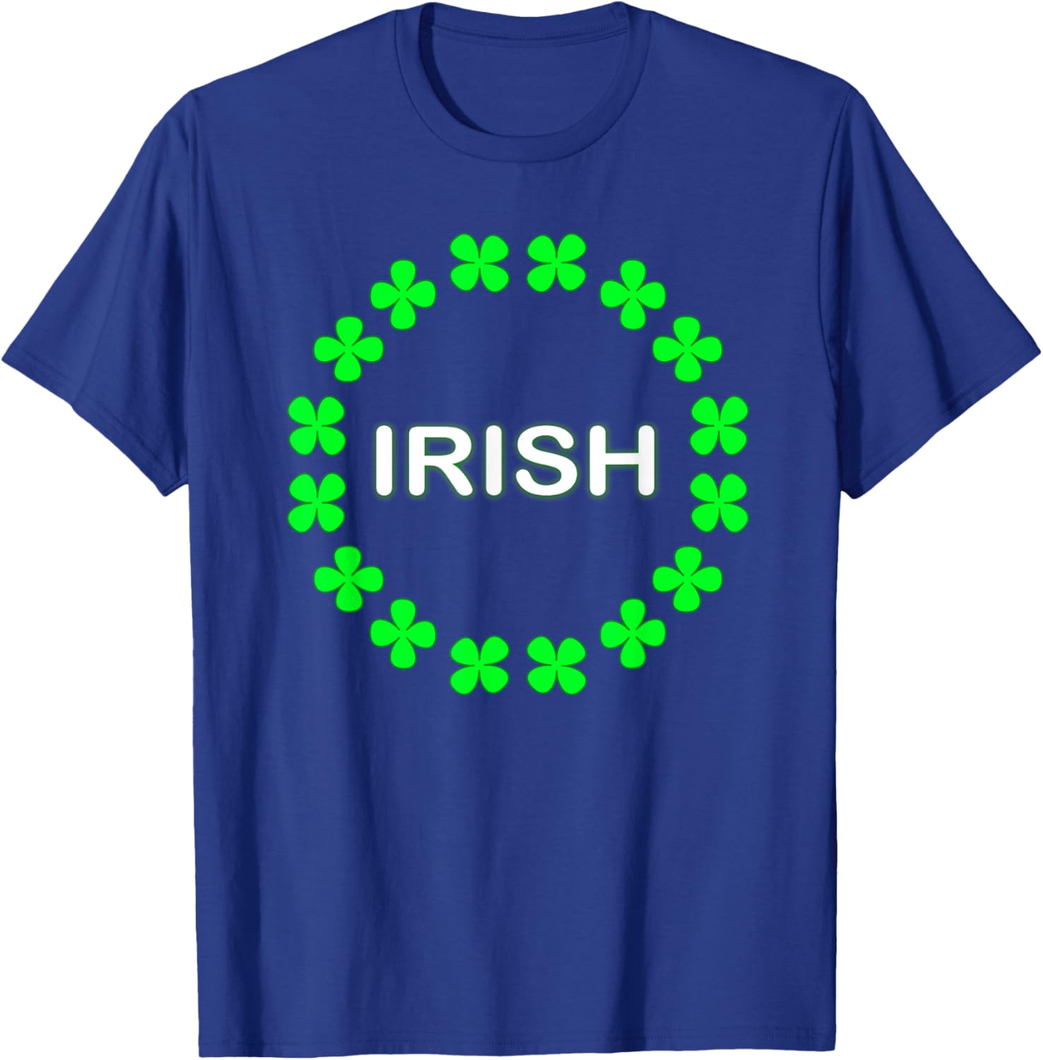 Irish Clover Circle St Patrick's Day T-Shirt for Festive Celebrations - 6