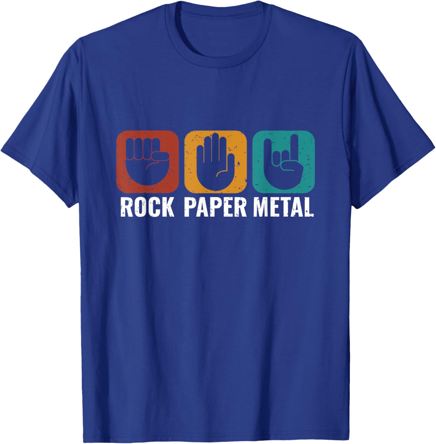 Rock Paper Metal T-Shirt for Metal Fans - Ultimate Music Lover Gift - 1