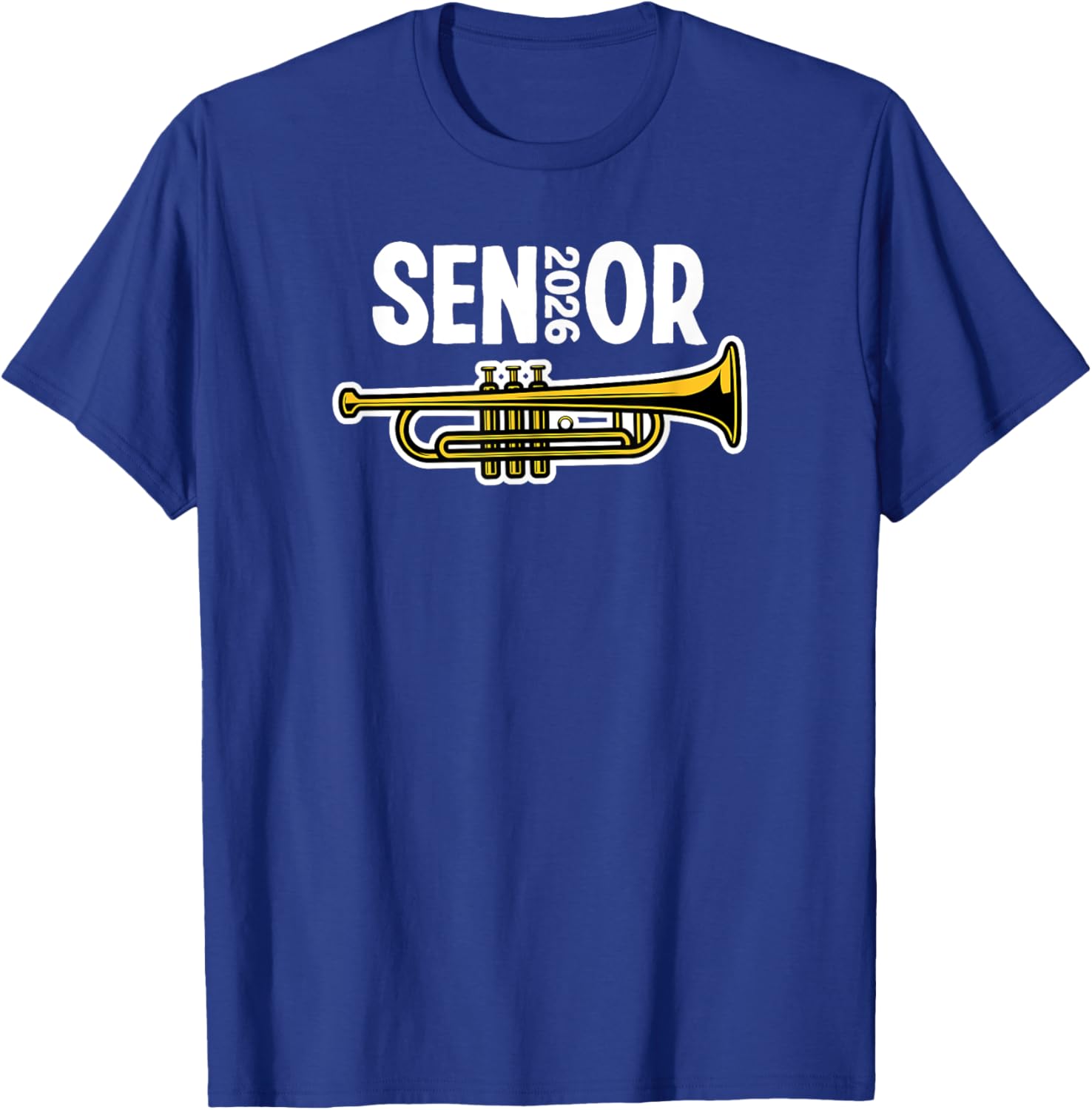 2026 Senior Trumpet Player Marching Band T-Shirt for Music Lovers - 15