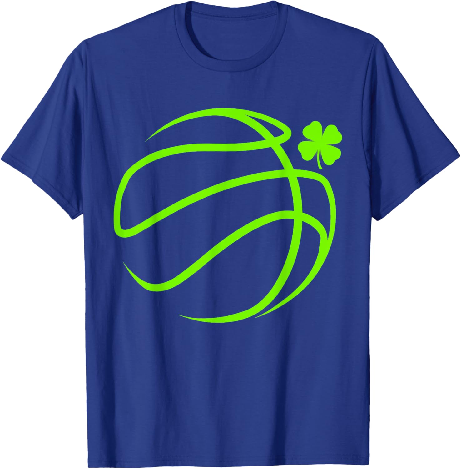Lucky Clover Basketball T-Shirt for St Patrick's Day Fun and Style - 12
